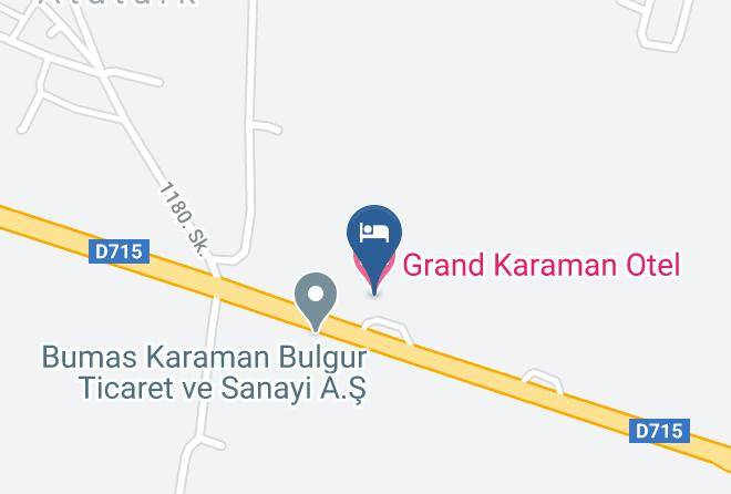 Grand Karaman Otel Map