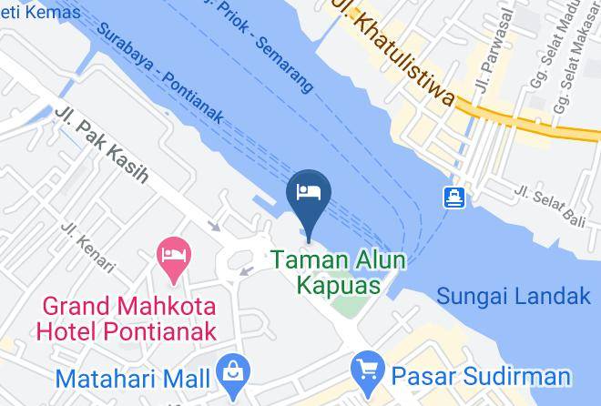 Kota Pontianak - Grand Kartika Pontianak Maps