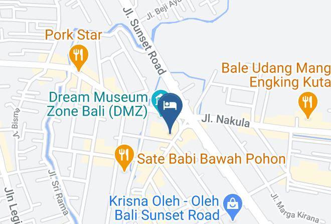 Badung Regency - Grand Kuta Hotel And Residence Maps