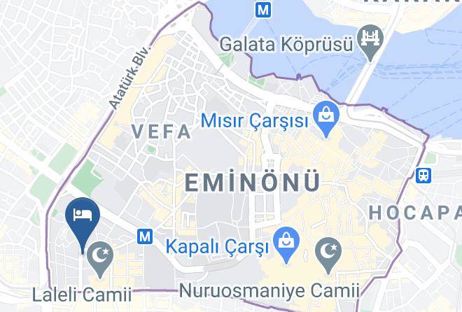 Fatih - Grand Laleli Hotel Maps