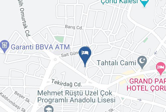Corlu - Grand Life Hotel Maps