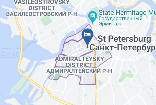 Saint Petersburg - Grand Lion Hotel Maps