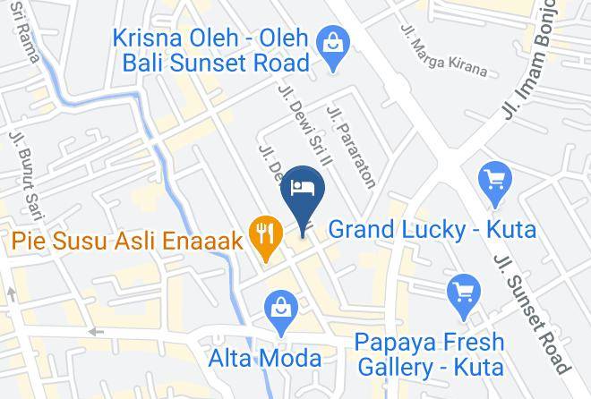 Denpasar - Grand Livio Kuta Hotel Maps