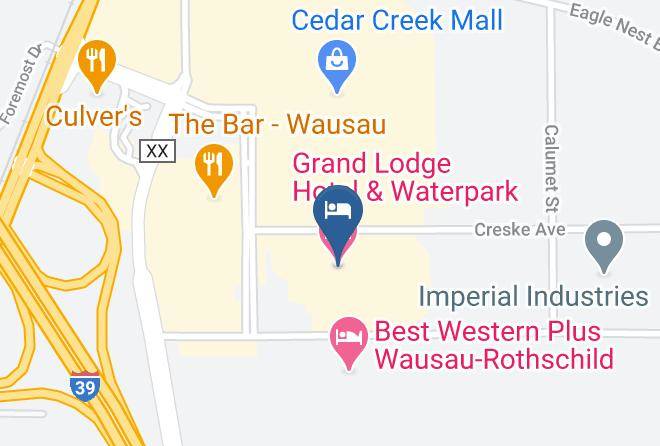 Marathon - Grand Lodge Hotel Wausau Rothschild Maps