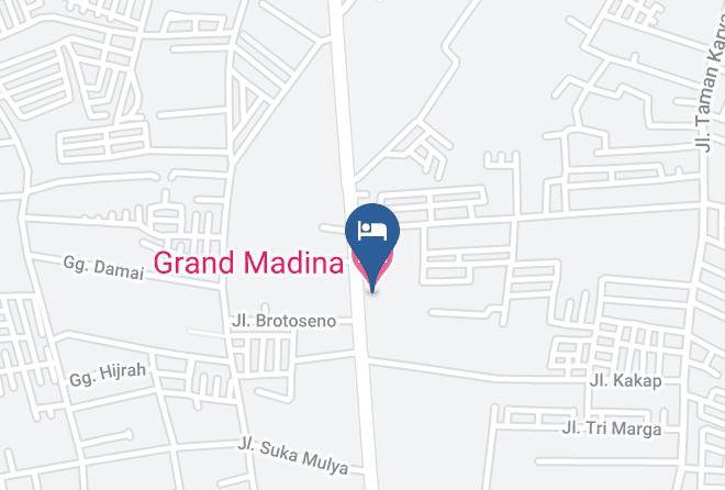 Pekanbaru - Grand Madina Hotel Maps