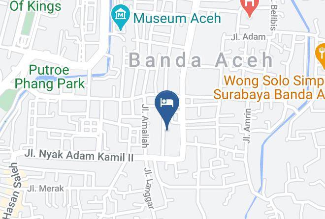 Kota Banda Aceh - Grand Mahoni Hotel Maps