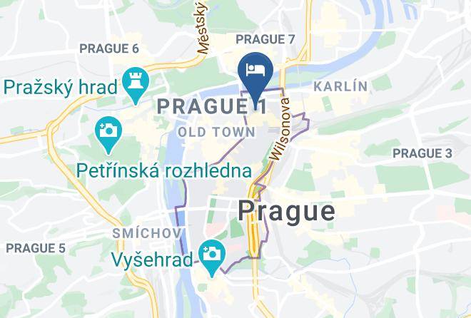 Grand Majestic Hotel Prague Map