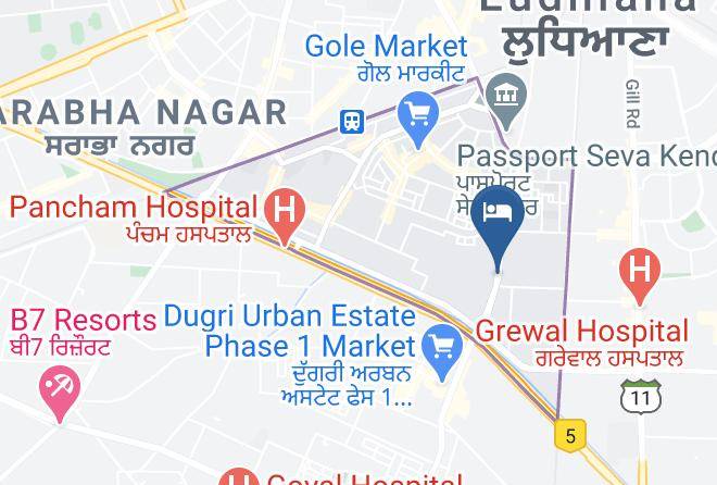 Ludhiana - Grand Marian Hotel Maps