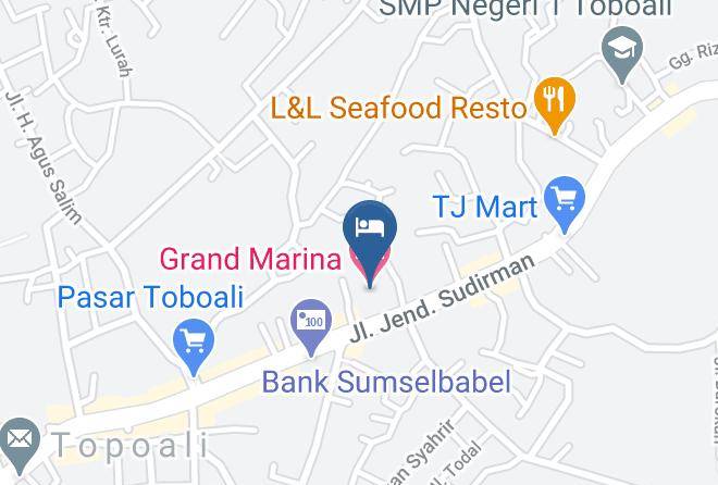 South Bangka Regency - Grand Marina Hotel Maps