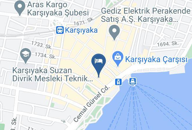Karsiyaka - Grand Mavi Otel Maps
