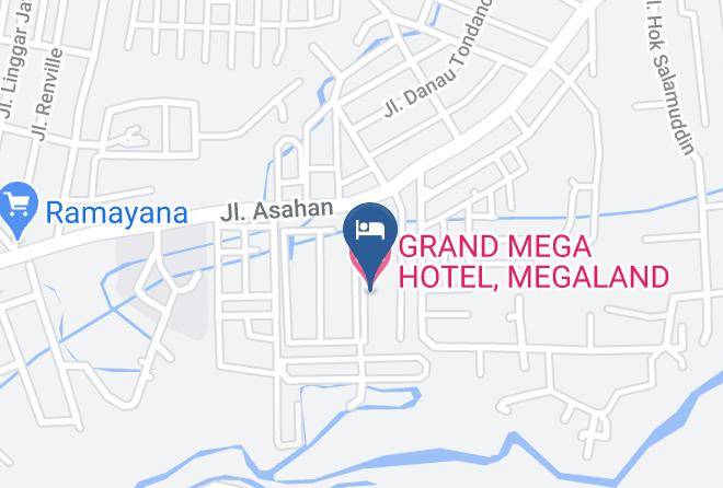 Kota Pematang Siantar - Grand Mega Hotel Megaland Maps