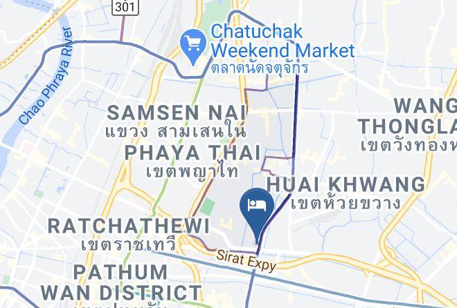 Avani Ratchada Bangkok Hotel Map