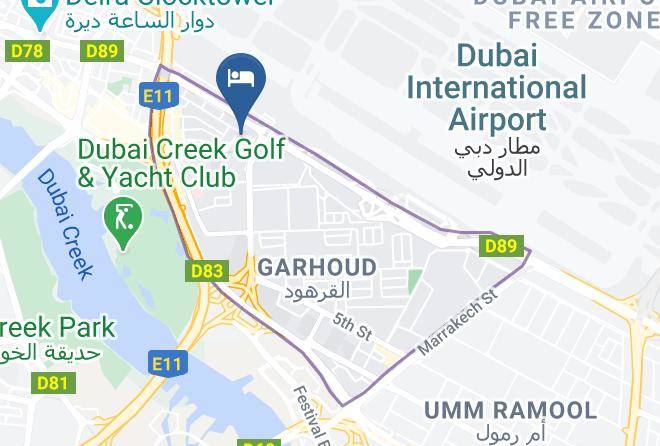Dubai - Grand Mercure Dubai Airport Hotel Maps