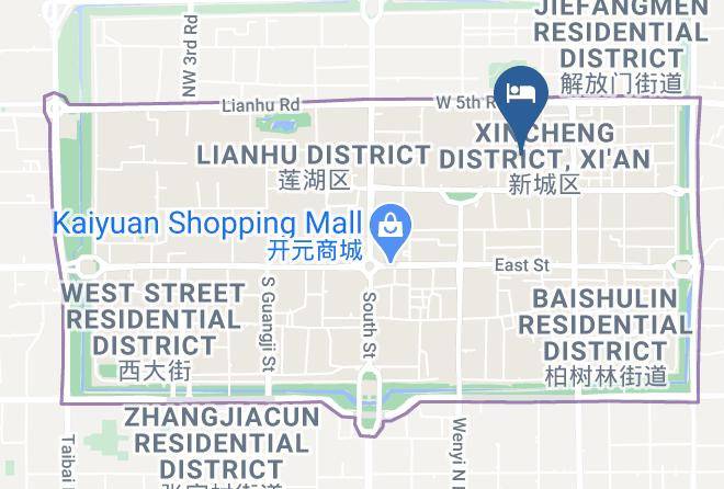 Xi An - Grand Mercure Hotel Xian On Renmin Square Maps