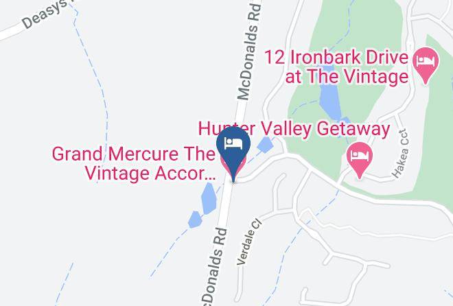 Cessnock - Grand Mercure The Vintage Accor Vacation Club Apartments Maps