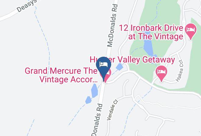 Cessnock - Grand Mercure Apartments The Vintage Hunter Valley Maps