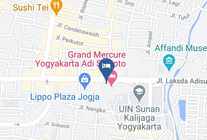Sleman - Ibis Yogyakarta Adi Sucipto Hotel Maps