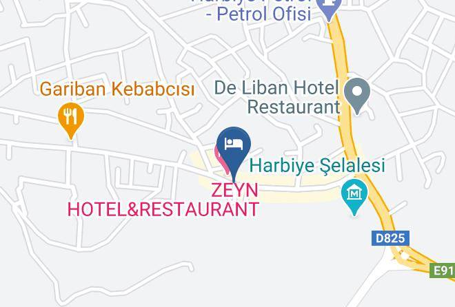 Harbiye - Grand Mina Otel Maps