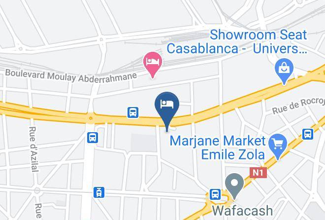 Casablanca - Grand Mogador City Center Luxury Hotel Maps
