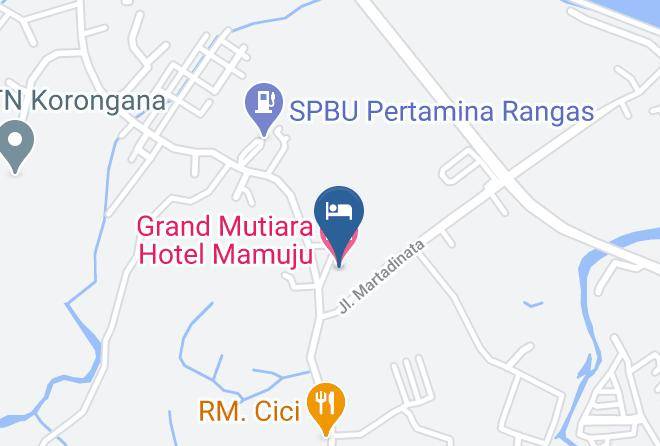 Mamuju Regency - Grand Mutiara Hotel Mamuju Maps