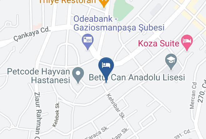 Cankaya - Grand Nora Hotel Maps