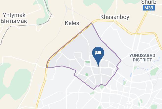 Tashkent - Grand Nur Hotel Maps