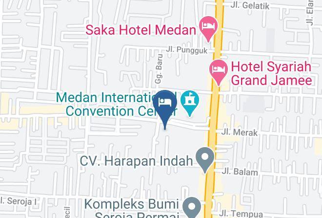 Kota Medan - Grand Nusantara Hotel Maps