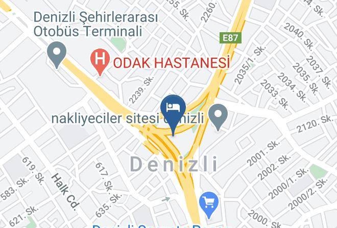 Merkezefendi - Grand Odemis Kilicaslan Otel Maps