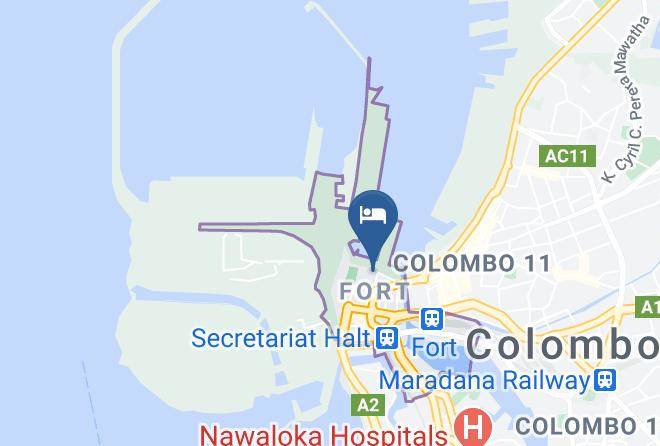 Colombo - Grand Oriental Hotel Maps