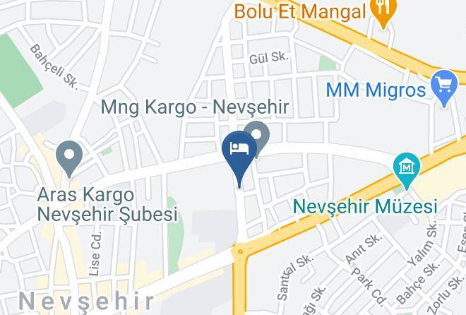Nevsehir 350 Evler - Grand Ozturk Otel Maps