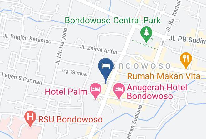 Bondowoso Regency - Grand Padis Hotel Maps