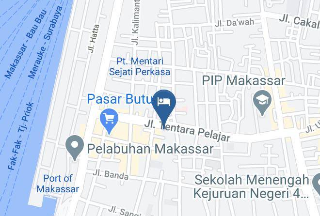 Makassar - Grand Palace Hotel Maps