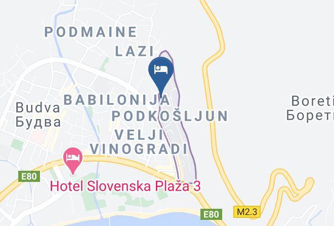 Budva - Grand Palazzo Budva Maps