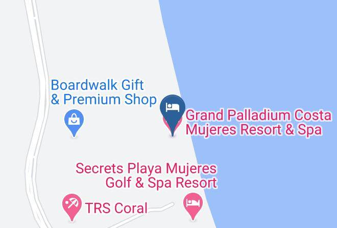 Isla Mujeres - Grand Palladium Costa Mujeres Resort & Spa Maps