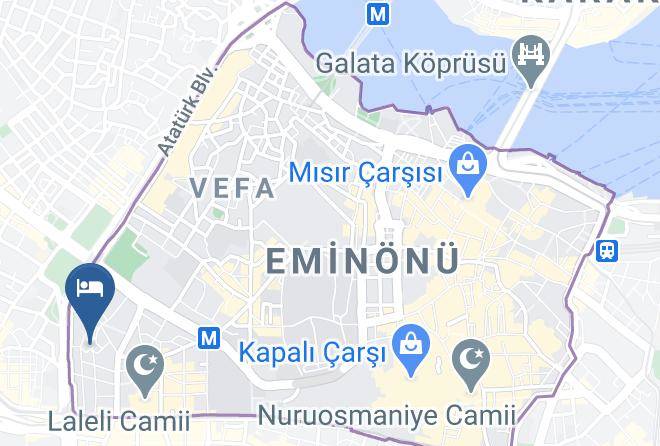 Fatih - Grand Pamir Hotel Maps