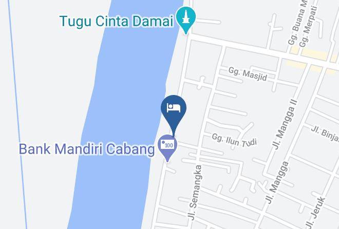 Bulungan Regency - Grand Pangeran Khar Hotel Maps
