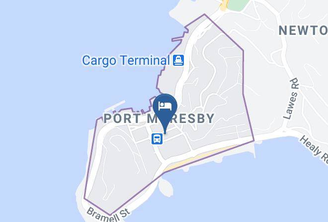 Port Moresby - Grand Papua Hotel Maps