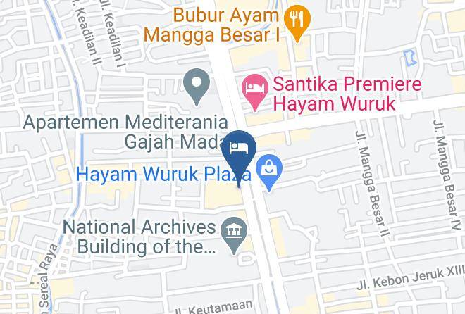 West Jakarta - Grand Paragon Hotel Maps