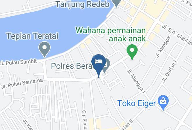 Berau Regency - Grand Parama Hotel Berau Maps