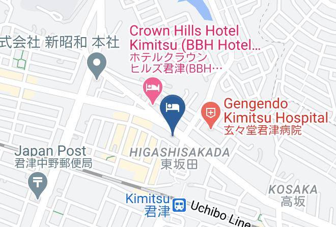 Kimitsu City - Grand Park Hotel Pane X Kimitsu Maps