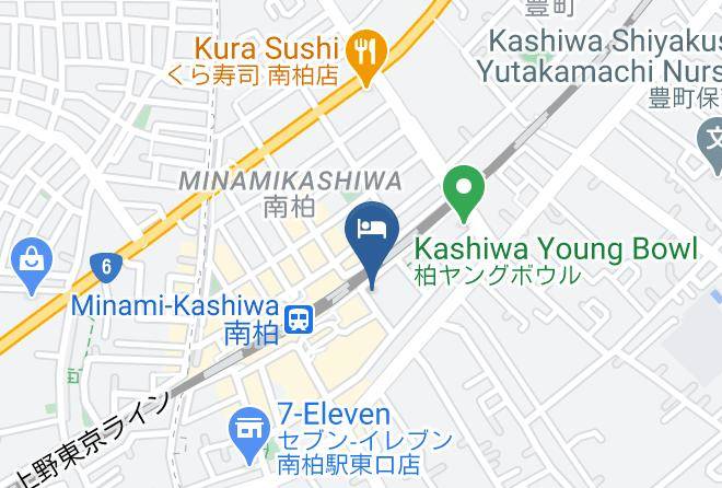 Kashiwa City - Grand Park Hotel The Luxueux Minamikashiwa Maps