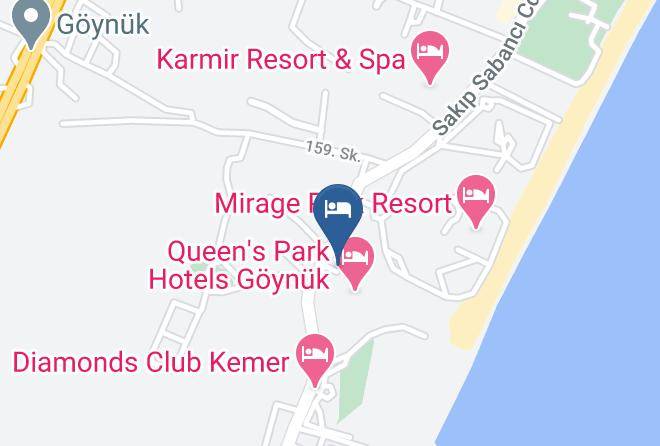 Kemer - Grand Park Kemer Hotel Maps