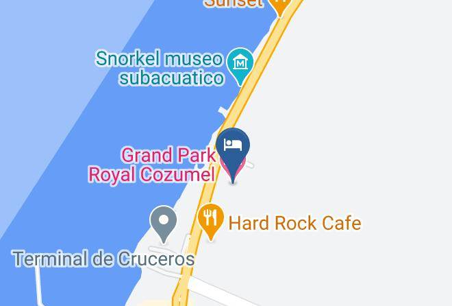Cozumel - Grand Park Royal Cozumel Maps