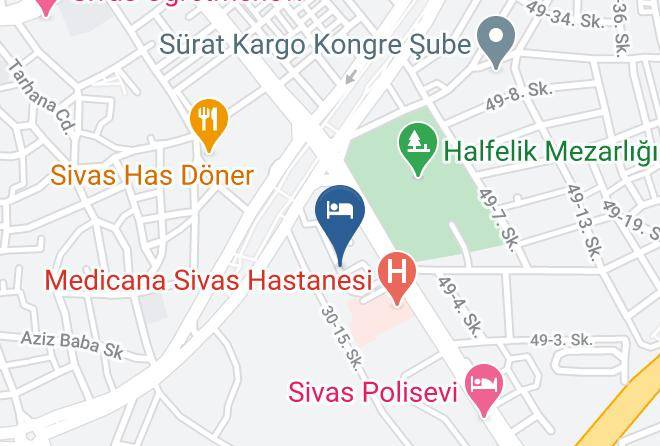Sivas Kizilirmak - Grand Pasabey Otel Maps