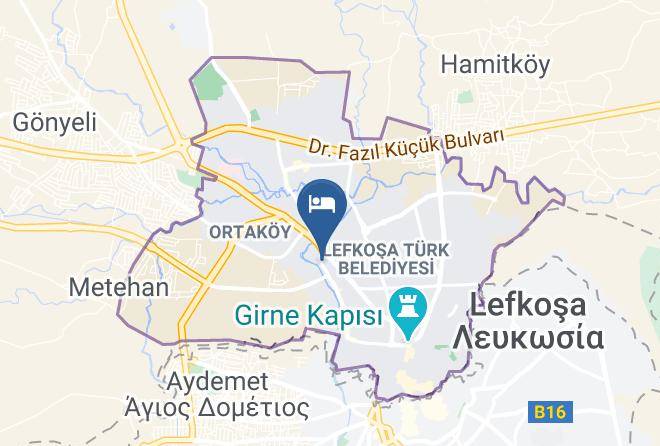 Ortakoy - Grand Pasha Lefkosa Hotel & Casino & Spa Maps