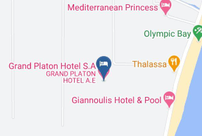 Pieria - Grand Platon Hotel Sa Maps