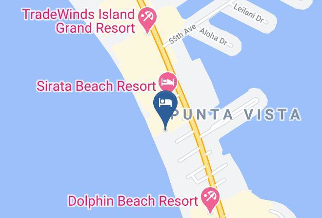 Grand Plaza Hotel St Pete Beach Map