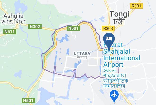 Dhaka - Grand Plaza Hotel Uttara Maps