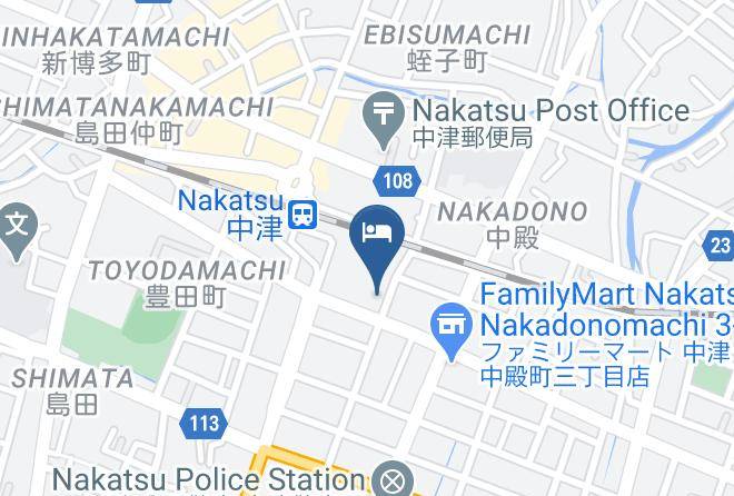 Nakatsu City - Grand Plaza Nakatsu Hotel Maps