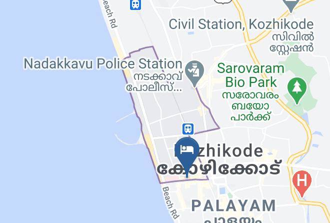 Kozhikode - Grand Plaza Suites @ Calicut Beach Maps